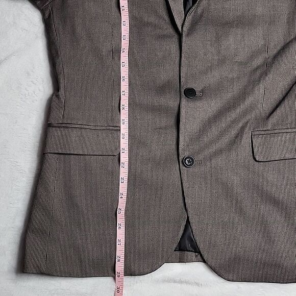 NWT ASOS DESIGN wedding slim suit jacket in brown texture Size US 40" - Picture 4 of 7